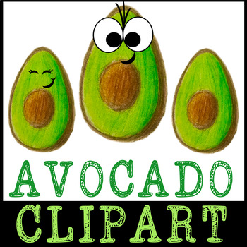 avocado clip art