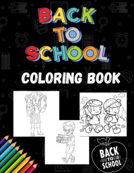 Preview of Free Back To School Coloring Book for Kids