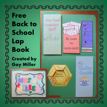 Free Back to School Lap Book by Gay Miller | TPT