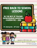 Free Back to School Lessons By The Best of Teacher Entrepr