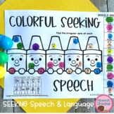 Free Back to School Speech Therapy Dot Art: Irregular Verbs and B