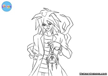 free yu gi oh coloring pages