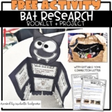 Free Bats Research Book Craft, Diorama