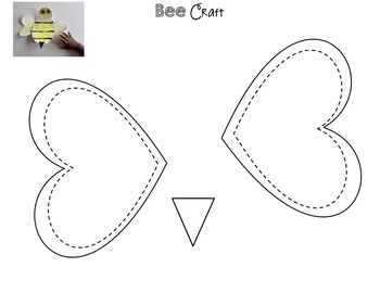 Free Bee Craft Printable by Teacher Mom Plus 3 | TPT