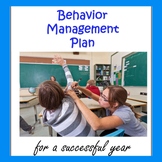Free Behavior Management Plan and Templates