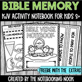 FREE Bible Memory Verse (KJV) Activity Notebook - ALL THE EXTRAS