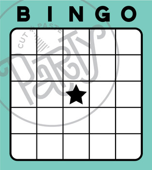 Free Bingo Card Clipart by Cut Paste Party | Teachers Pay Teachers