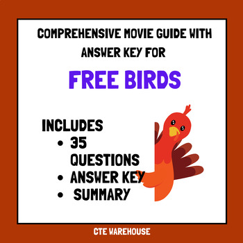 Preview of Free Birds Movie Guide + Answer Key: Rethink Thanksgiving Traditions!