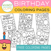 Free Birthday Coloring Pages