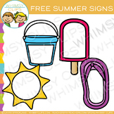 Free Blank Signs For Summer Clip Art