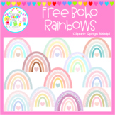 Free Boho Rainbow Clipart