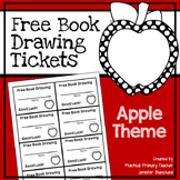 Free Book Drawing Tickets - Apple Theme
