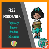 Free Emergent Reader Reading Strategies Bookmarks