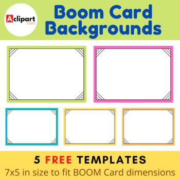 Preview of Boom Card Templates Free