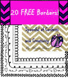 Free Borders! {Confetti and Creativity Clip Art}