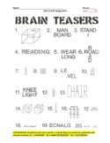 Free Brainteasers! Fun puzzles for early finishers or extr