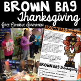 Free Brown Bag Thanksgiving Parent Invitation