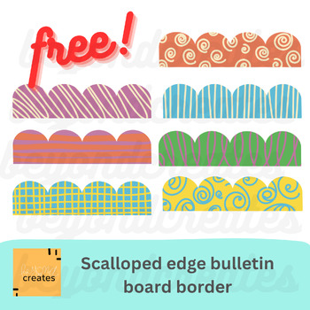 Preview of Free Bulletin Board Borders , colorful bulletin borders