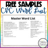 Free CVC Word List