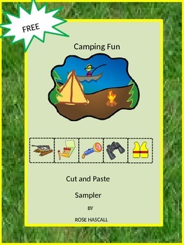 Preview of Free Camping Fun Sampler Preschool, Kindergarten, Autism