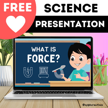 Preview of Free Canva-Editable Forces Science Presentation