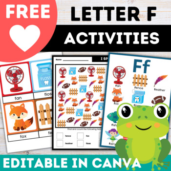 Letter F Activities and Worksheets with a Mystery!