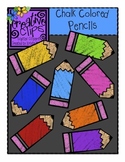 {Free} Chalk Colored Pencils Clipart