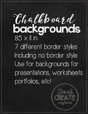 Free Chalkboard Backgrounds!