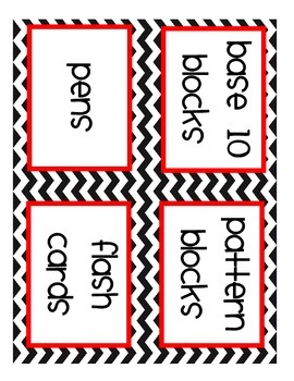 free chevron classroom labels printable by teacher mojo