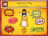 Free Catholic - Christian Superhero Clipart from Charlotte's Clips