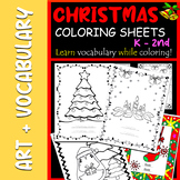 Free Christmas Coloring Sheets!