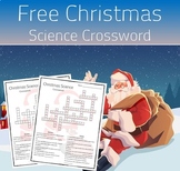 Free Christmas Science Crossword Worksheet