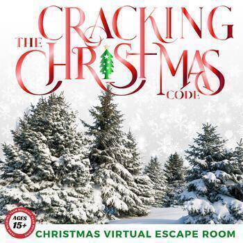 Preview of Free Christmas Escape Room, Cracking the Christmas Code, Middle, High School