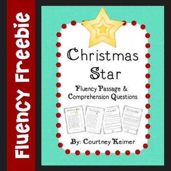 Preview of Free Christmas Fluency Passage and Comprehension Questions