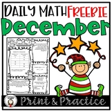 Free Christmas Math Worksheets and Assessment