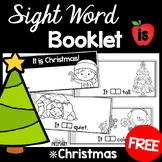 Free Christmas Sight Word Interactive Reader: is