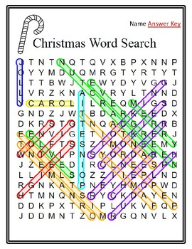 Free Christmas Word Search - Challenging Christmas Word Search Christmas Free!