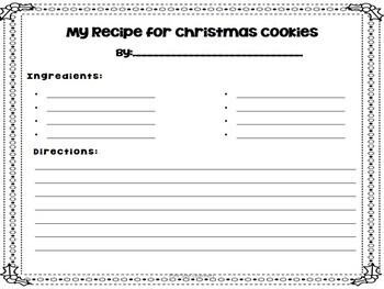 Christmas | Writing Center Activity | Free by Pint Size Learners
