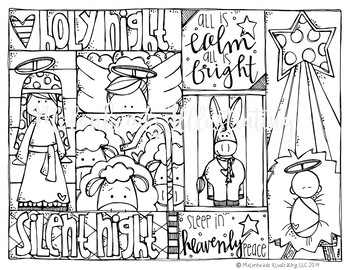 religious christmas coloring pages