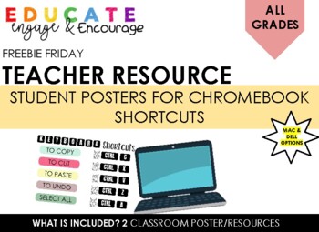 Preview of Free - Chromebook Shortcuts Posters