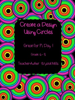 Preview of Free Circle Art Activity: Perfect for Pi day! (Grade 6-8)