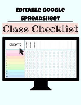 Preview of Free Class Checklist