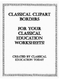 Free Classical Clipart Borders: Greek Key and more