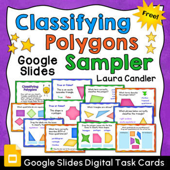 Preview of Free Classifying Polygons Google Slides Sampler