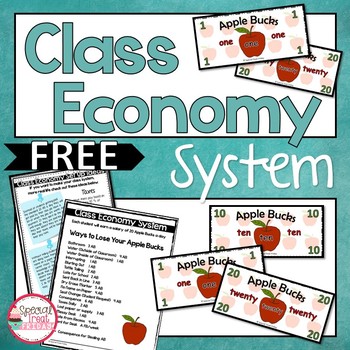 Preview of Free Classroom Economy for Classroom Management