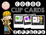 Free Color Clip Cards