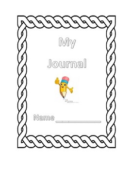 Free Color In Journal Cover by Leaheb | TPT