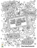 Free Coloring Page/ Mindfulness/ Mental Health