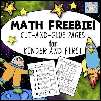 Preview of Kindergarten  1st Grade Math Worksheets with Boom Cards
