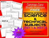 Free Science RST 1 and RST 2 Graphic Organizers